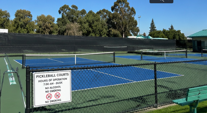 Pickleball courts at Soto Sports Complex Pickleball Courts in Arroyo Grande