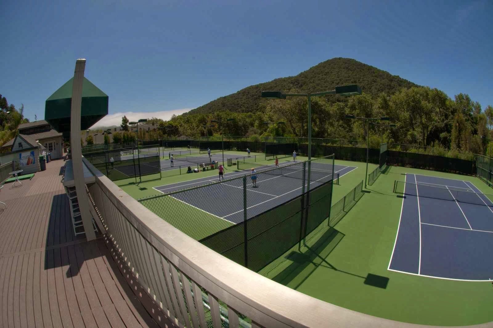 Pickleball courts at Avila Bay Athletic Club & Spa Pickleball Courts in Avila Beach