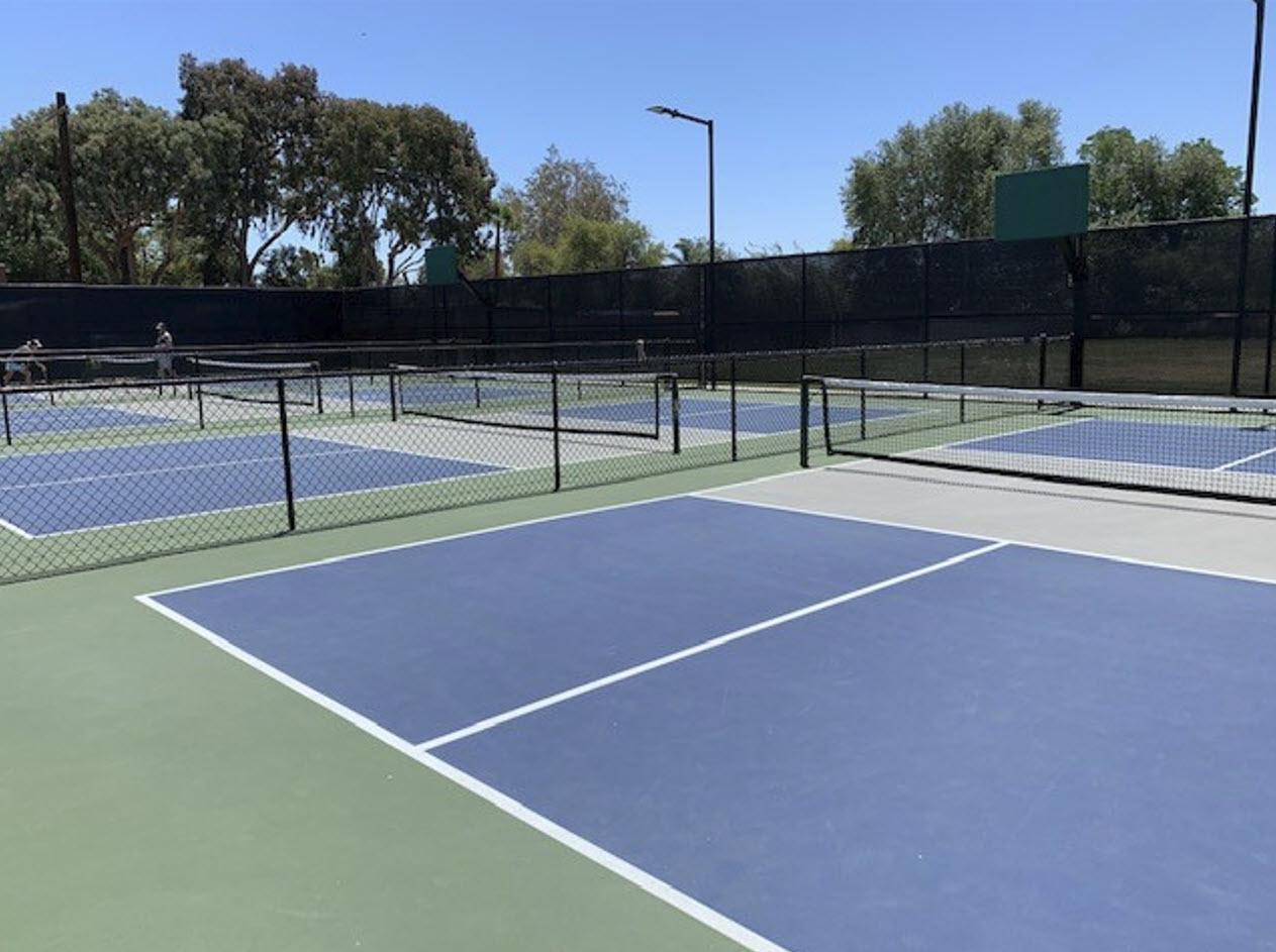 Pickleball courts at Goleta Valley Community Center (GVCC) Pickleball Courts in Goleta