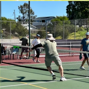Pickleball courts at Los Osos Community Park Pickleball Courts in Los Osos