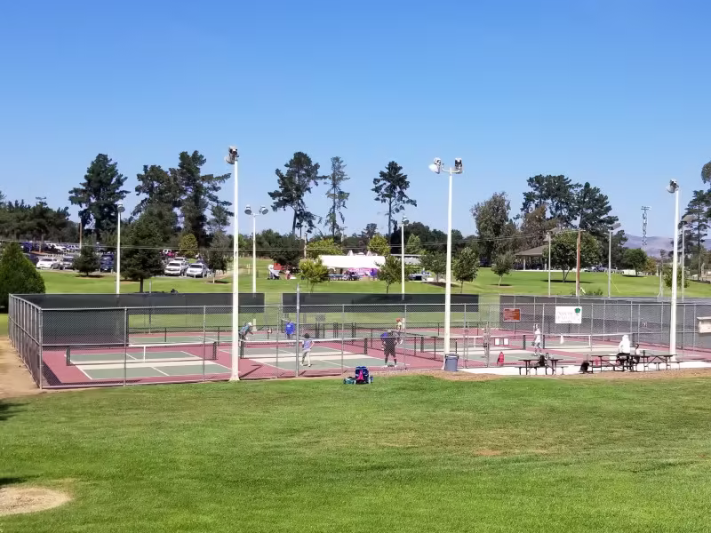 Pickleball courts at Nipomo Regional Park Pickleball Courts in Nipomo